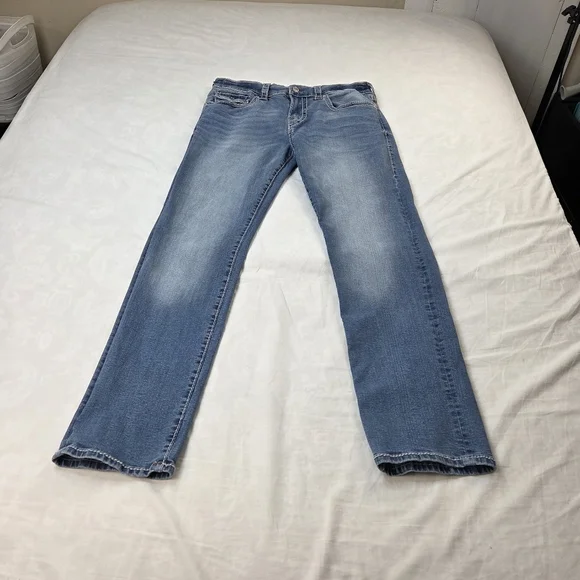 True Religion Men’s Geno Relaxed Slim Jeans Size 32 - Picture 9 of 12